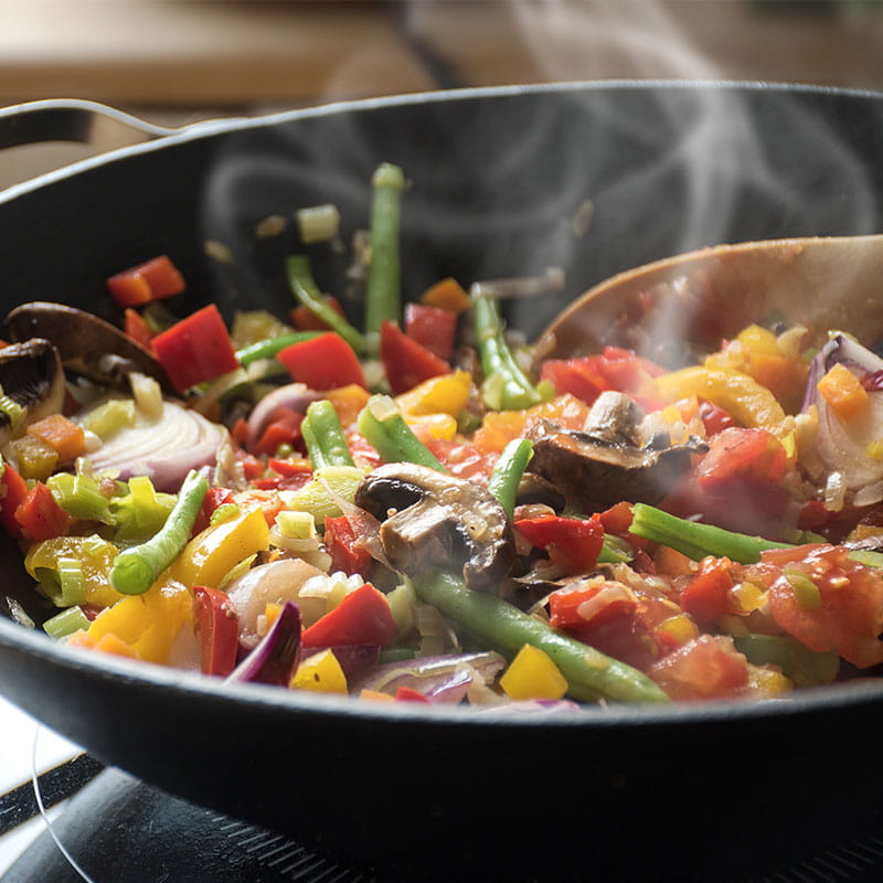 Curry jaune aux haricots verts