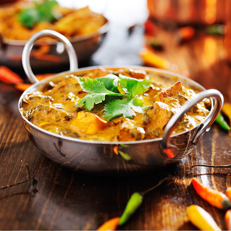Gelbes Curry mit Poulet 
