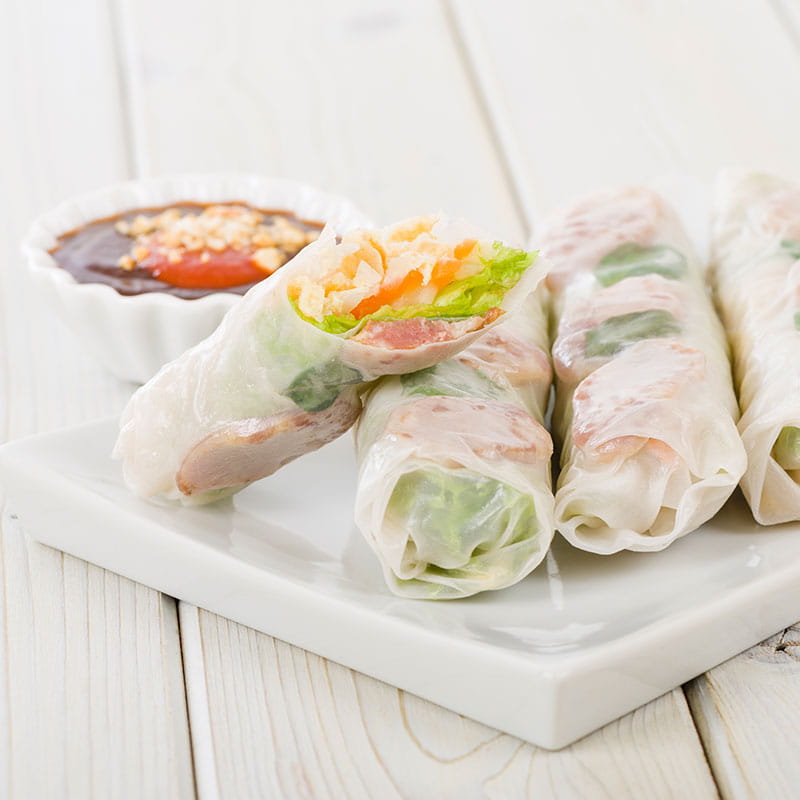 Rouleaux de printemps frais