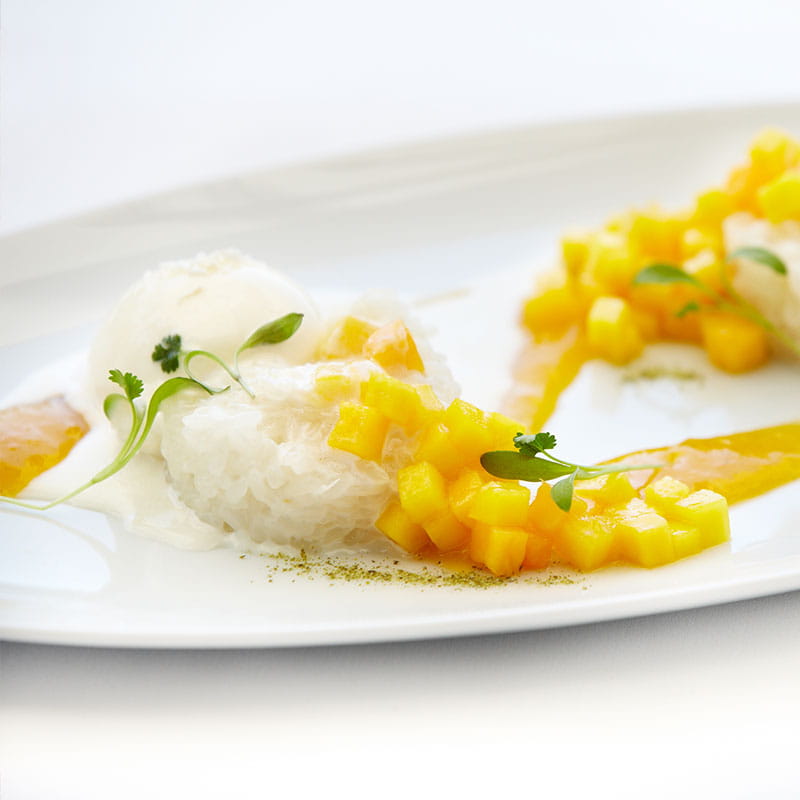 Klebreis mit Mango - traditionelles Thai Dessert