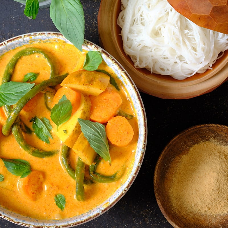 Thai-Curry mit Gemüse