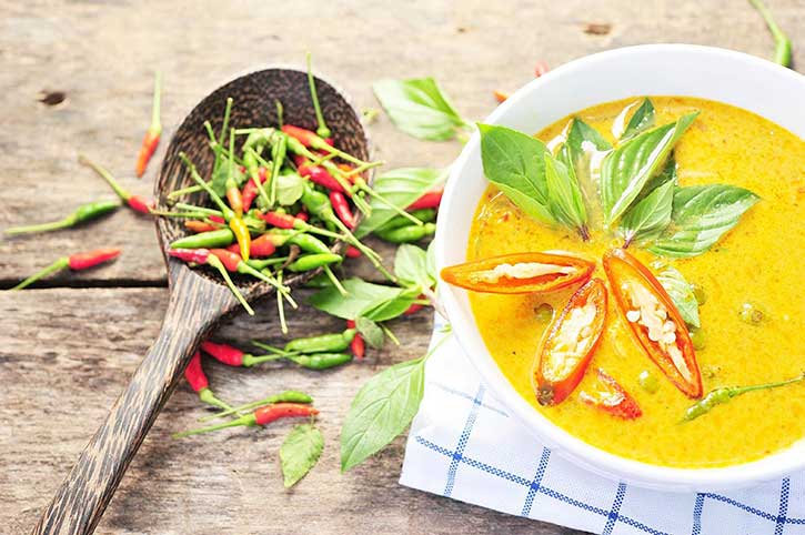 Gelbes Bohnen-Kokos-Curry
